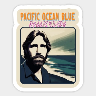 Pacific Ocean Blue Sticker